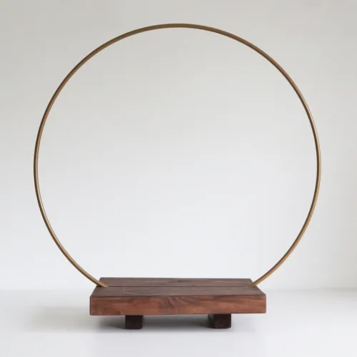The Floral Hoop Stand - Floral Cake Stand - Flower Cake Hoop
