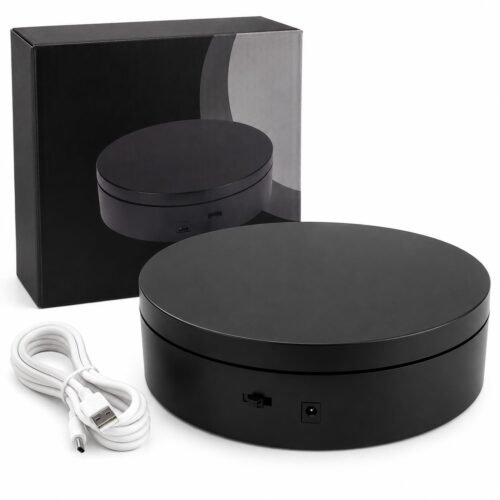 Electric Rotating Display Stand 360° Motorized Turntable|Rotating Cake Display Stand