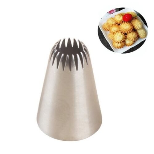Modak 195 icing nozzle, a cake decorating tool used for piping. ( Large )