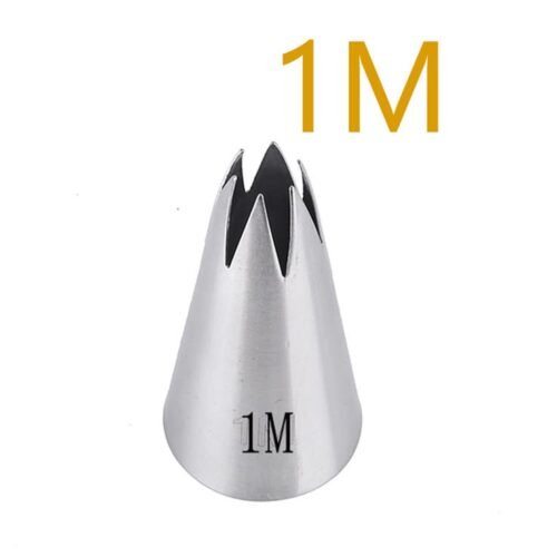 1M icing nozzle, a cake decorating tool used for piping. ( Large )