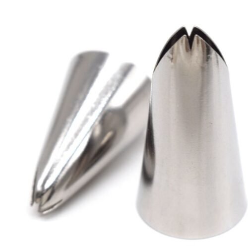 Leaf icing nozzle, a cake decorating tool used for piping. ( Large )