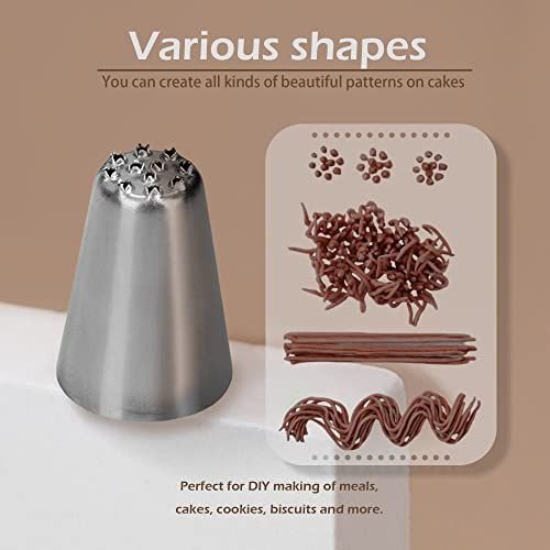 Grass icing nozzle, a cake decorating tool used for piping. ( Large )